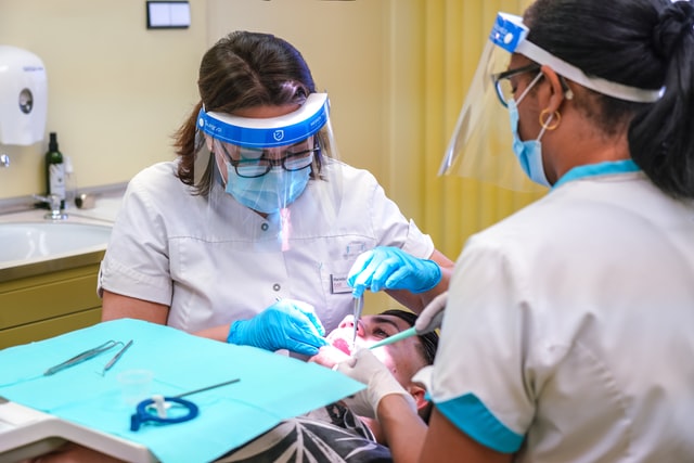 dentist at work